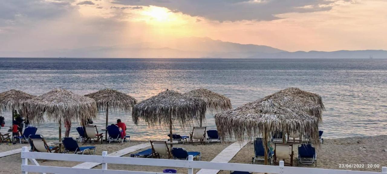Villa Giotis Skala Sotiros Bagian luar foto